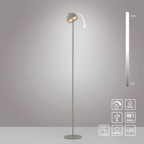 Lampa podłogowa BELLIS 19245-43 Paul Neuhaus Schöner Wohnen - zdjęcie produktu