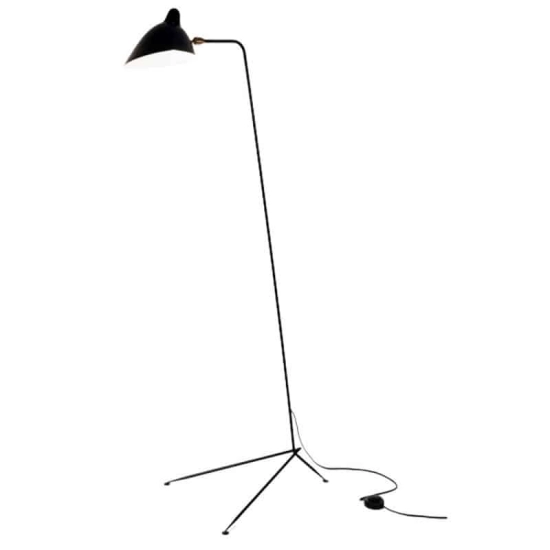 kinkiecik.pl Lampa podłogowa CRANE-F1 czarna 160 cm F8701 Step into design