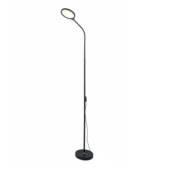 Lampa podłogowa LED nowoczesna czarna SM-609-BL Zuma Line - zdjęcie produktu