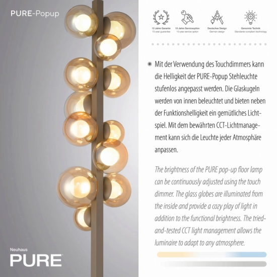 Lampa podłogowa E-POPUP 557-97 Paul Neuhaus by Zuma Line