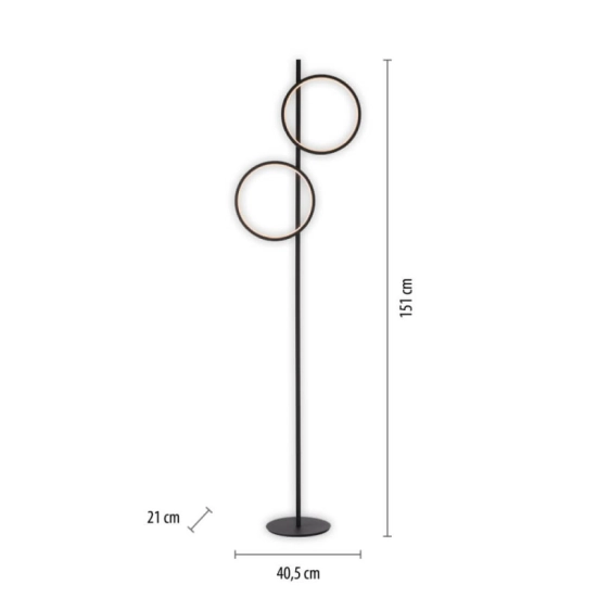 Lampa podłogowa RITUS 15396-18 Paul Neuhaus by Zuma Line
