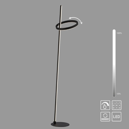 Lampa podłogowa RITUS 15397-18 Paul Neuhaus - zdjęcie produktu