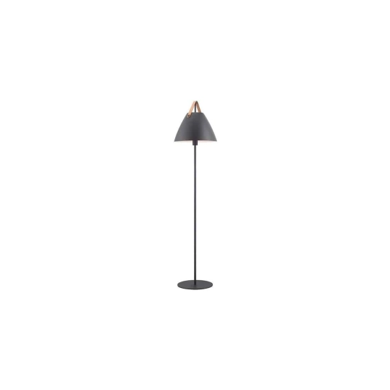 kinkiecik.pl Lampa podłogowa Strap DFTP Nordlux- czarna 46234003