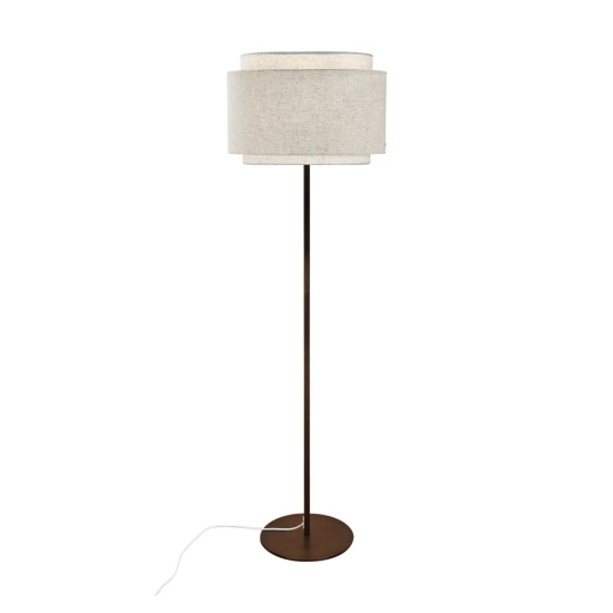 Lampa podłogowa Takai - DFTP, lniany abażur 2520054018 Nordlux