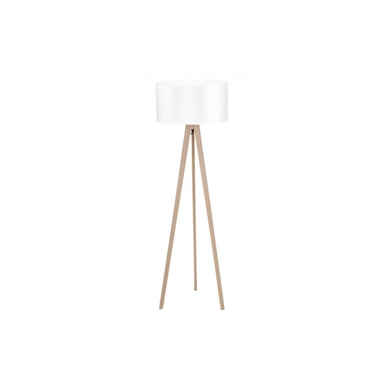 Lampa podłogowa TRIPOD WOOD AZ3013+AZ3014 white AZZARDO