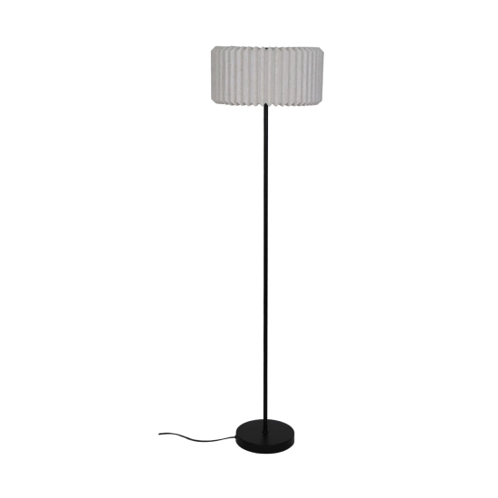 Lampa podłogowa Vivienne – elegancka lampa stojąca z plisowanym abażurem 2612284003 Nordlux