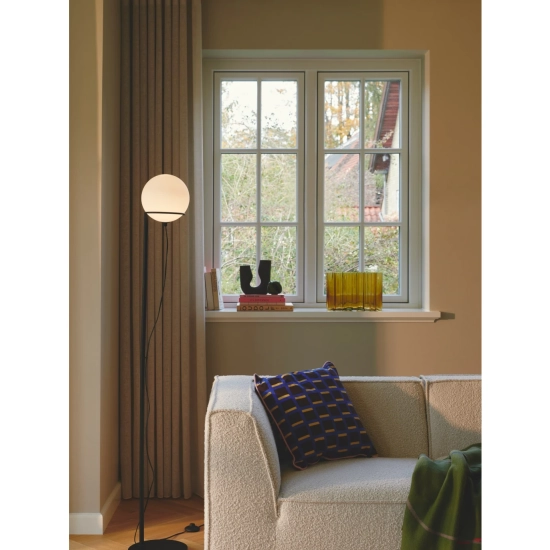 Lampa podłogowa Wilson Nordlux - szklana kula 2412594003