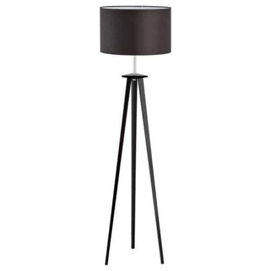 Lampa podłogowa z abażurem ARNOLD brązowy śr. 45cm 9201 ALFA - zdjęcie produktu