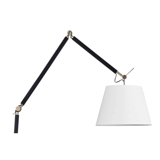 Lampa podłogowa ZYTA FLOOR złota AZ4193+AZ2599 śr. 20cm AZZARDO
