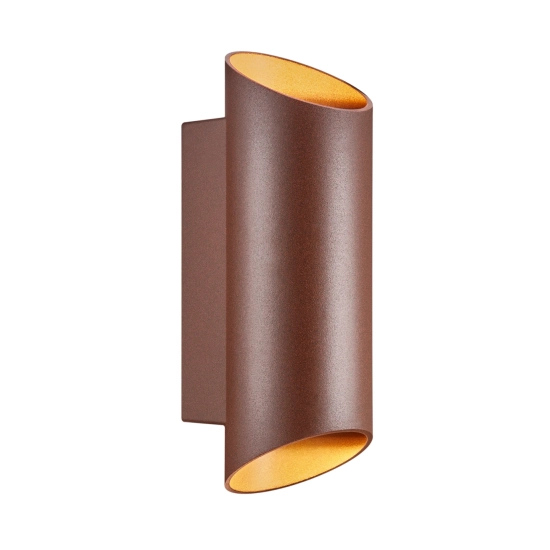 Zewnętrzna lampa ścienna Nico Round 22 - Nordlux, rdzawy 2218231009 - zdjęcie produktu