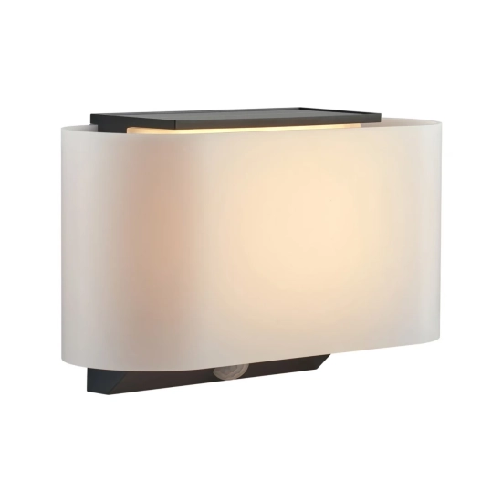 Lampa ścienna zewnętrzna Piola Solar IP44 - Nordlux, biała 2418051001