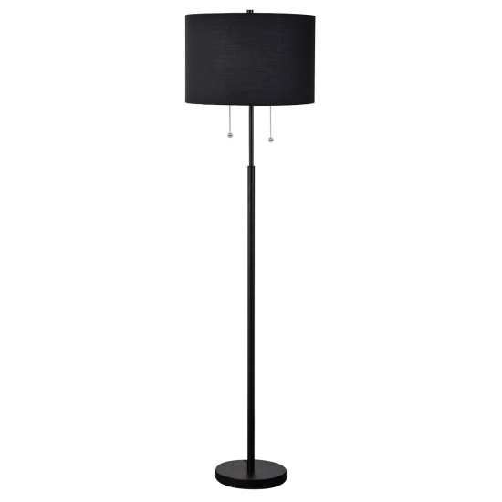 Lampa stojąca Fogo 2xE27 czarna LP-0304/2F BK LIGHT PRESTIGE