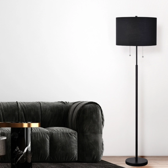 Lampa stojąca Fogo 2xE27 czarna LP-0304/2F BK LIGHT PRESTIGE