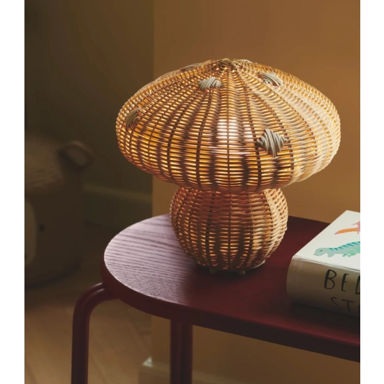 Lampa stołowa Allie Nordlux z rattanowym kloszem 2412765060
