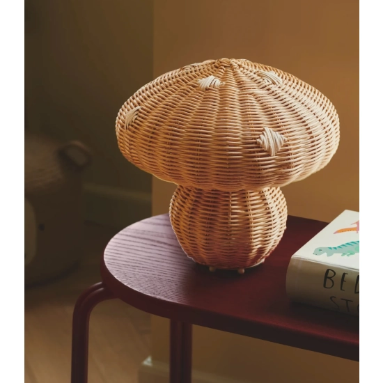 Lampa stołowa Allie Nordlux z rattanowym kloszem 2412765060