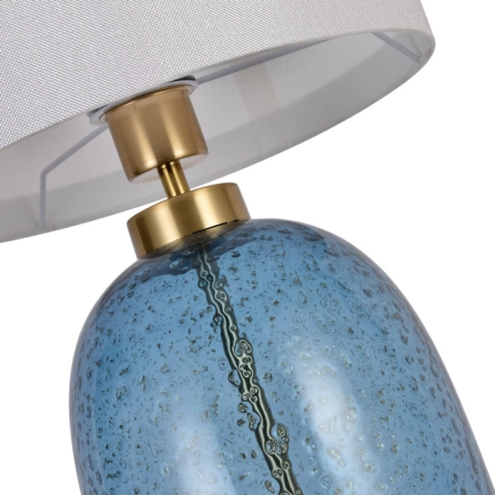 Lampa stołowa Amur niebieska LP-919/1T blue LIGHT PRESTIGE