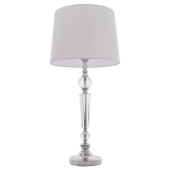 Lampa stołowa Charlotte T01295CH-WH CosmoLight - zdjęcie produktu