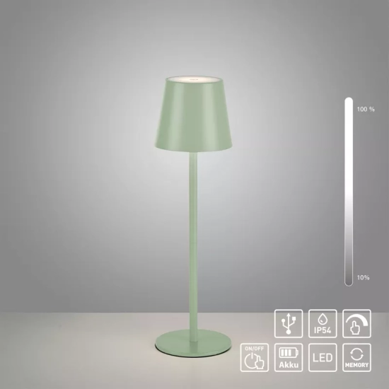 Lampa stołowa przenośna EURIA 19250-43 IP54 Paul Neuhaus