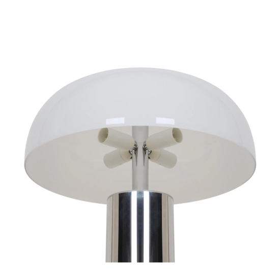 Lampa stołowa Gabrielle – lampa z opalowym kloszem i chromowaną podstawą 2612435033 Nordlux