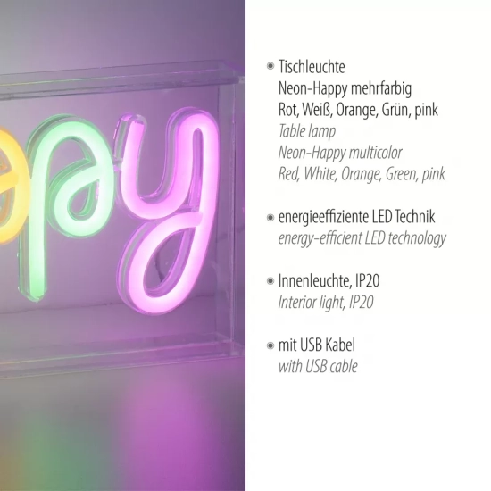 Lampa stołowa NEON-HAPPY 85027-70 Paul Neuhaus