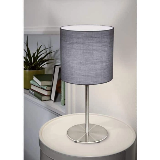 Lampa stołowa PASTERI 31596 szary