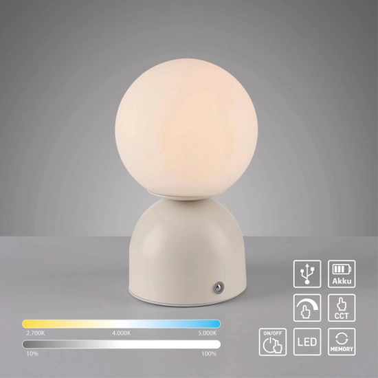 Lampa stołowa RUDI 19218-39 Paul Neuhaus Schöner Wohnen - zdjęcie produktu
