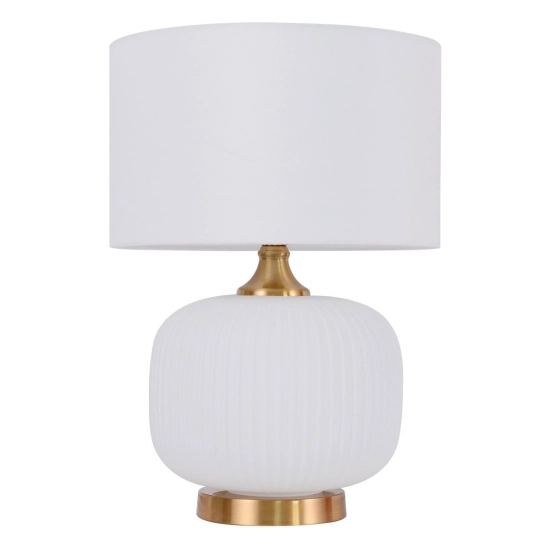 Lampa stołowa Tamiza 48 cm biała 1xE27 LP-1515/1T small white Light Prestige