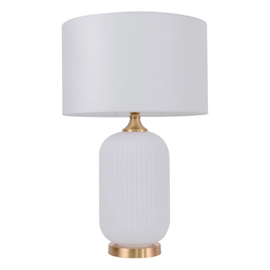 Lampa stołowa Tamiza 65 cm biała 1xE27 LP-1515/1T big white Light Prestige