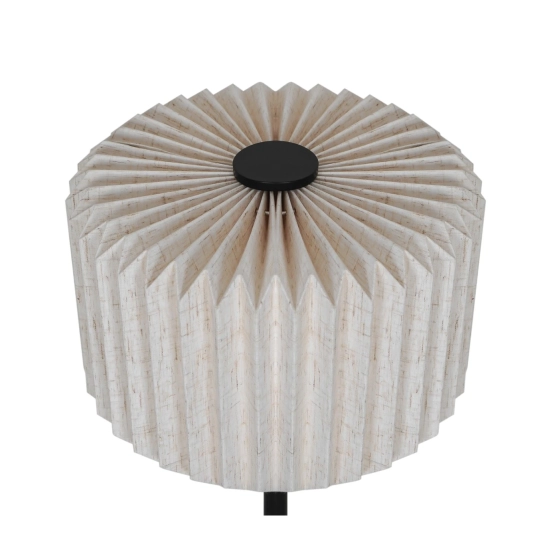 Lampa stołowa Vivienne – elegancka lampka z plisowanym abażurem z tkaniny 2612265003 Nordlux