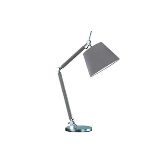 Lampa stołowa ZYTA S TABLE ALU grey AZ2307+AZ2604 śr.36cm AZZARDO