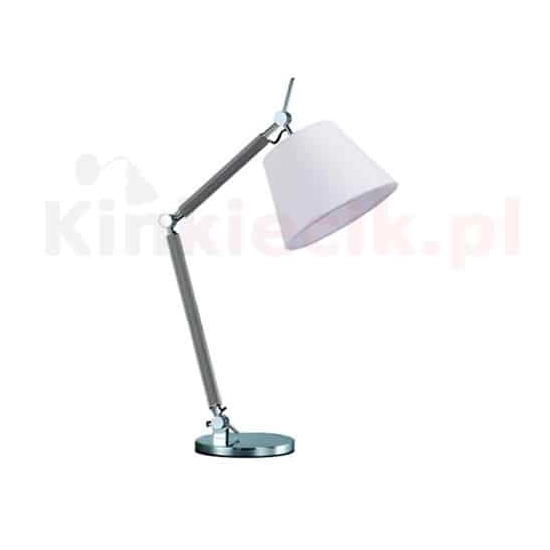 Lampa stołowa ZYTA S TABLE ALU white AZ2307+AZ2599 śr.20cm AZZARDO