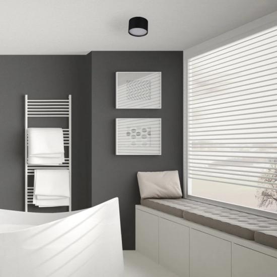 Oprawa natynkowa czarna KENDAL LP-6331/1C IP54 BK LIGHT PRESTIGE