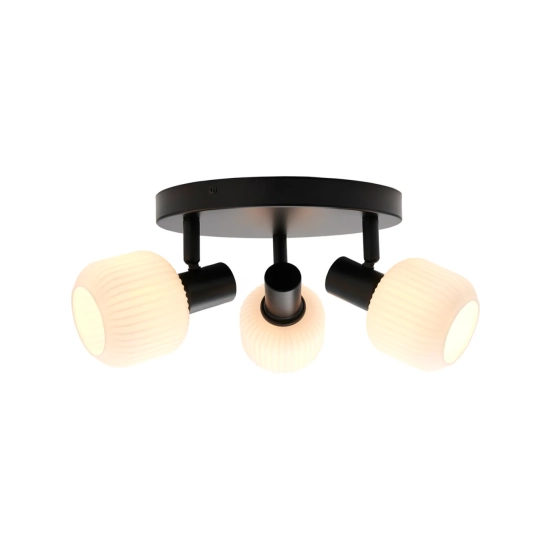 Lampa sufitowa Milford Mini 3 Nordlux - ryflowane szkło 2412606003 Nordlux - zdjęcie produktu
