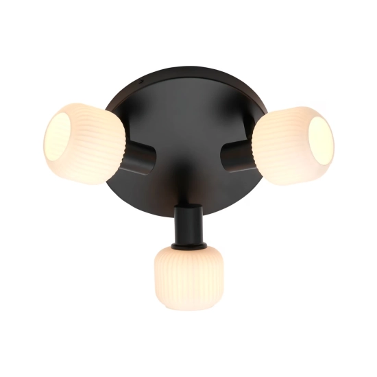 Lampa sufitowa Milford Mini 3 Nordlux - ryflowane szkło 2412606003 Nordlux