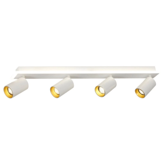 Lampa sufitowa Parma 4xGU10 + 1xLED biała LP-0612/4C WH LIGHT PRESTIGE