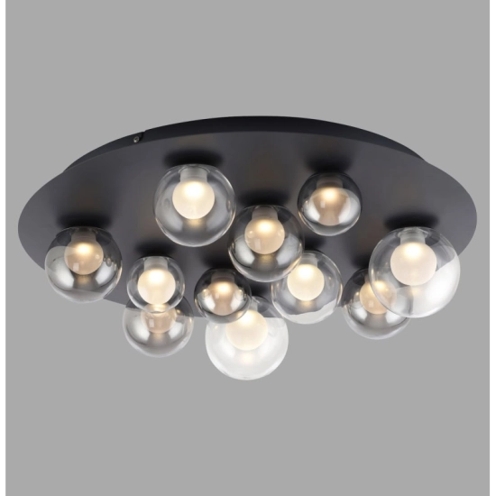 LAMPA SUFITOWA PURE POPUP z pilotem SZARY 6588-15 Paul Neuhaus by Zuma