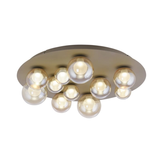 LAMPA SUFITOWA PURE POPUP z pilotem BRĄZOWY 6588-97 Paul Neuhaus by Zuma