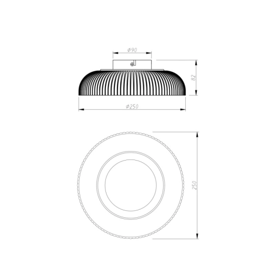 Lampa sufitowa SOLVIA C230757601 ZUMA LINE