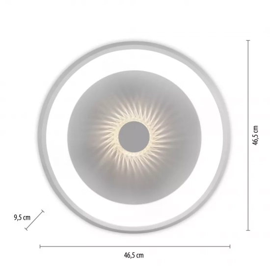 Lampa sufitowa z pilotem VERTIGO 14384-16 Paul Neuhaus