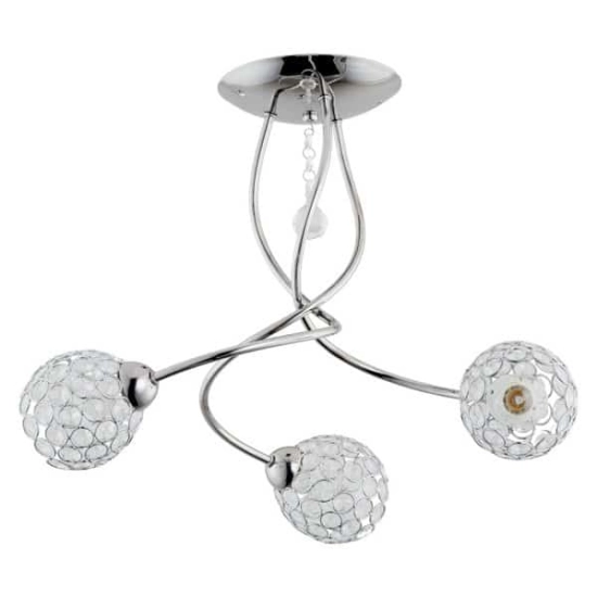 Lampa sufitowa żyrandol VAIO chrom śr. 44cm 20363 ALFA - zdjęcie produktu