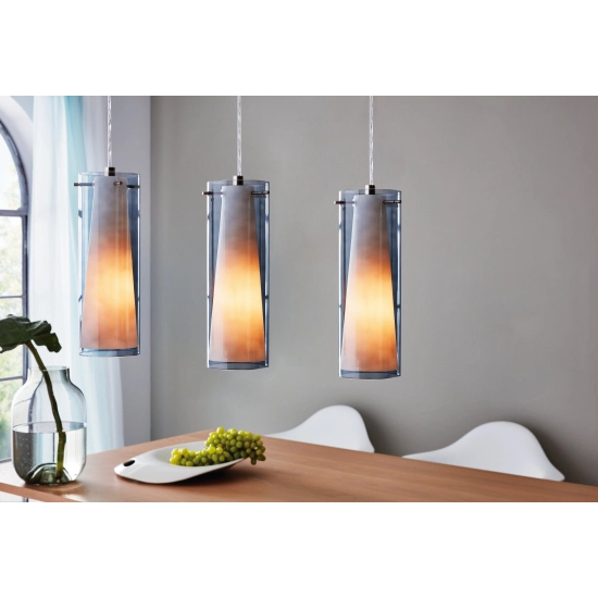 Lampa wisząca 3 płomienna PINTO NERO 90305