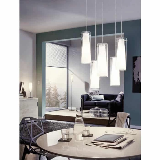 Lampa wisząca 5 płomienna PINTO 93003