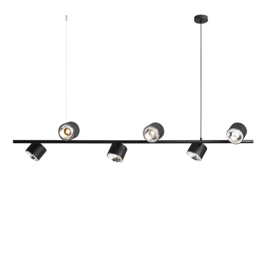 Lampa wisząca 6-PŁ BOT CZARNY 1047K ALDEX - zdjęcie produktu
