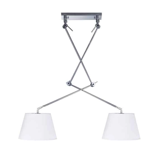Lampa wisząca ADAM 2S PENDANT white AZ1842+AZ2588 śr.30cm AZZARDO
