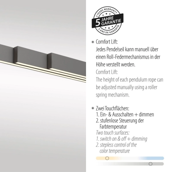 Lampa wisząca ADRIANA 2598-13 Paul Neuhaus by Zuma Line