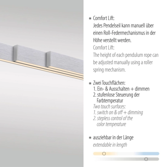 Lampa wisząca ADRIANA 2598-95 Paul Neuhaus by Zuma Line