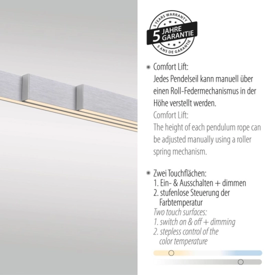 Lampa wisząca ADRIANA 2598-95 Paul Neuhaus by Zuma Line