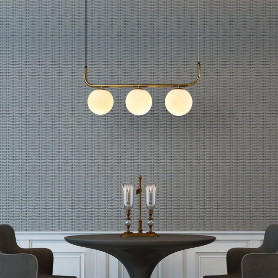 Lampa wisząca Alisa 3xE14 złota/biała LP-005/3L GD LIGHT PRESTIGE