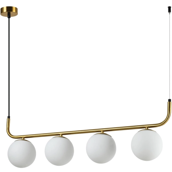 Lampa wisząca Alisa 4xE14 złota/biała LP-005/4L GD LIGHT PRESTIGE