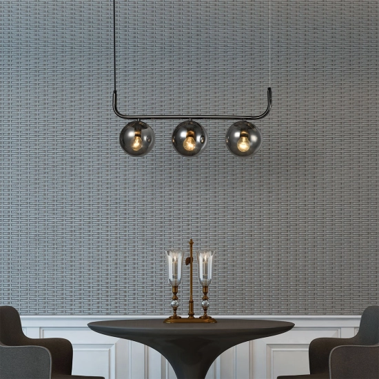 Lampa wisząca Alisa grafitowa 3xE14 LP-005/3L grafit LIGHT PRESTIGE